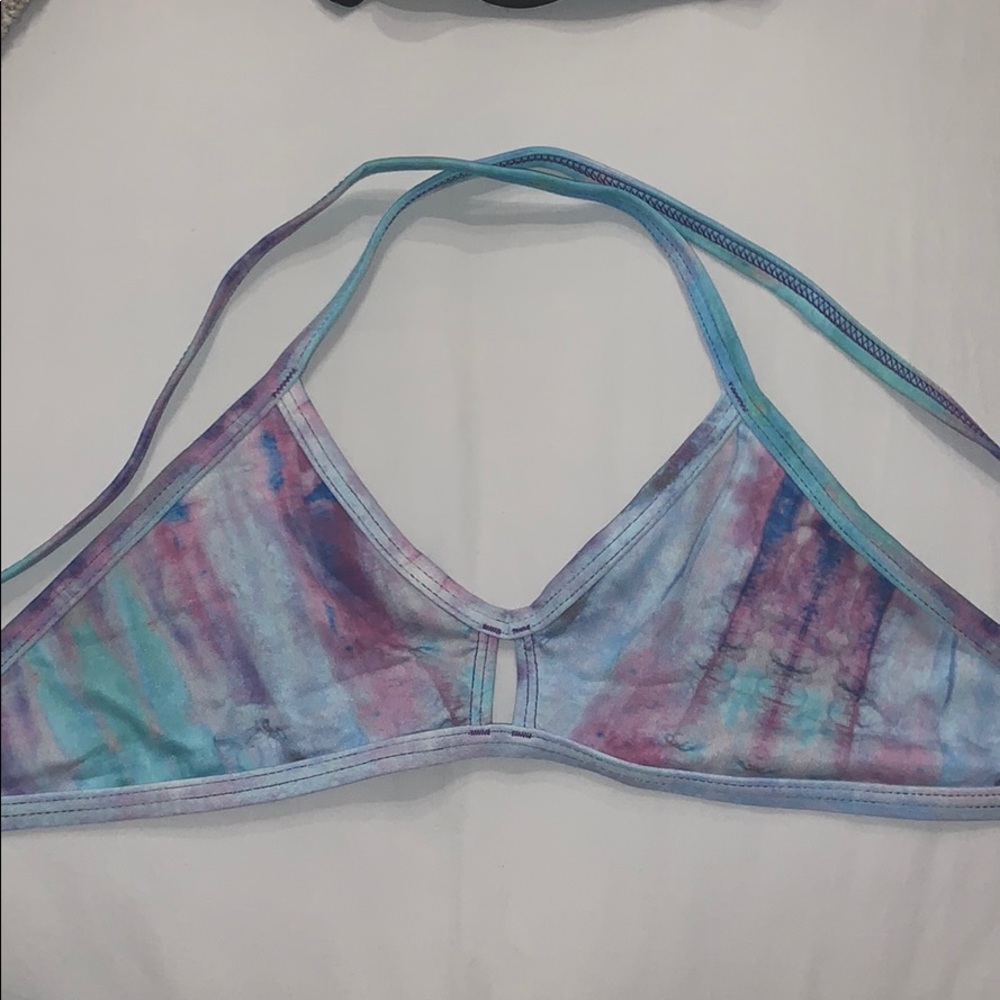 JOLYN Tie dye bikini top